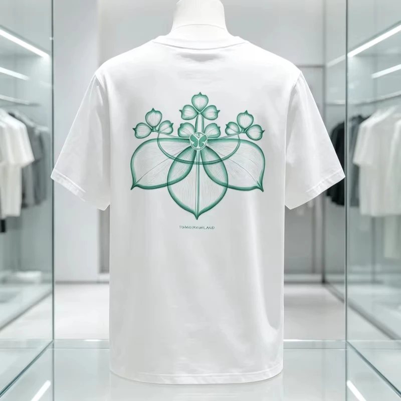 2026 Neues Retro Tomorrowland Elektronisches Musikfestival Muster T-Shirt Herren Sommer Baumwollkleidung Kurzarm-Oberteil Unisex – Detail 7