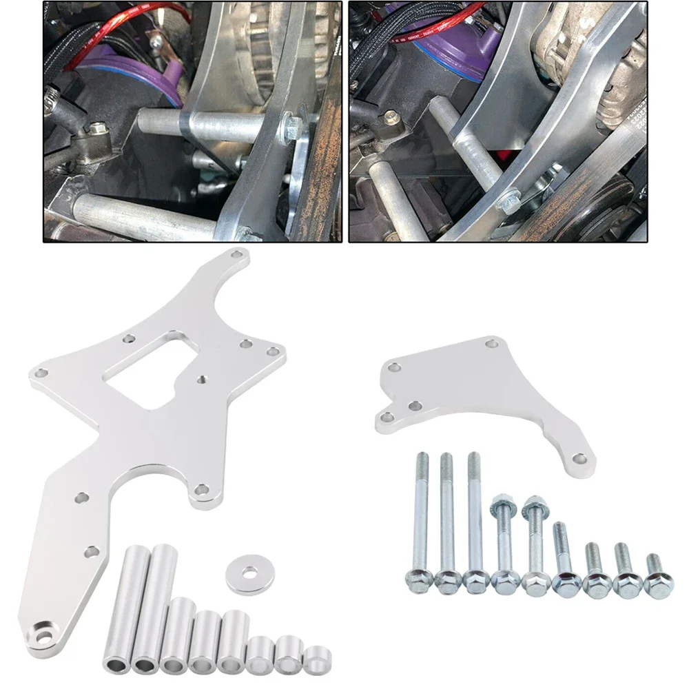 

Brand New Engine Serpentine Bracket Alternator Power Steering Pump Swap Conversion For LS Car Accessories