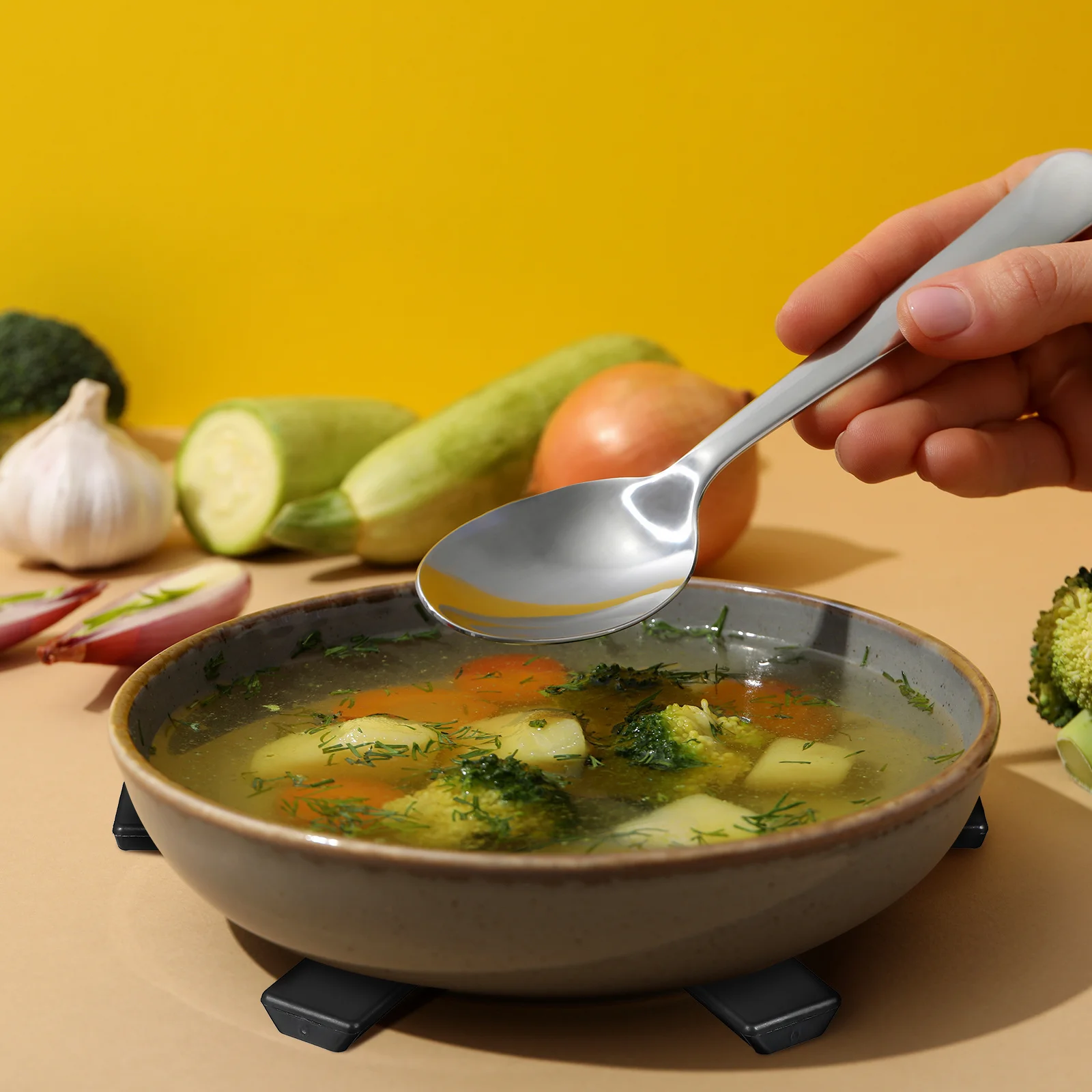 

4Pcs Heat Insulation Pads Foldable Kitchen Trivets for Hot Pots and Pans Countertop Protector Mats Anti-Scalding Coasters Dish