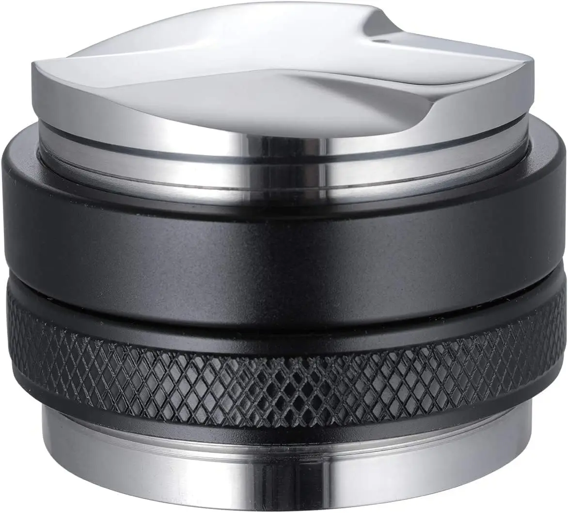 

53mm Dual Head Coffee Distributor and Tamper, Adjustable Depth for Breville 54mm Portafilter - Professional Espresso Tool