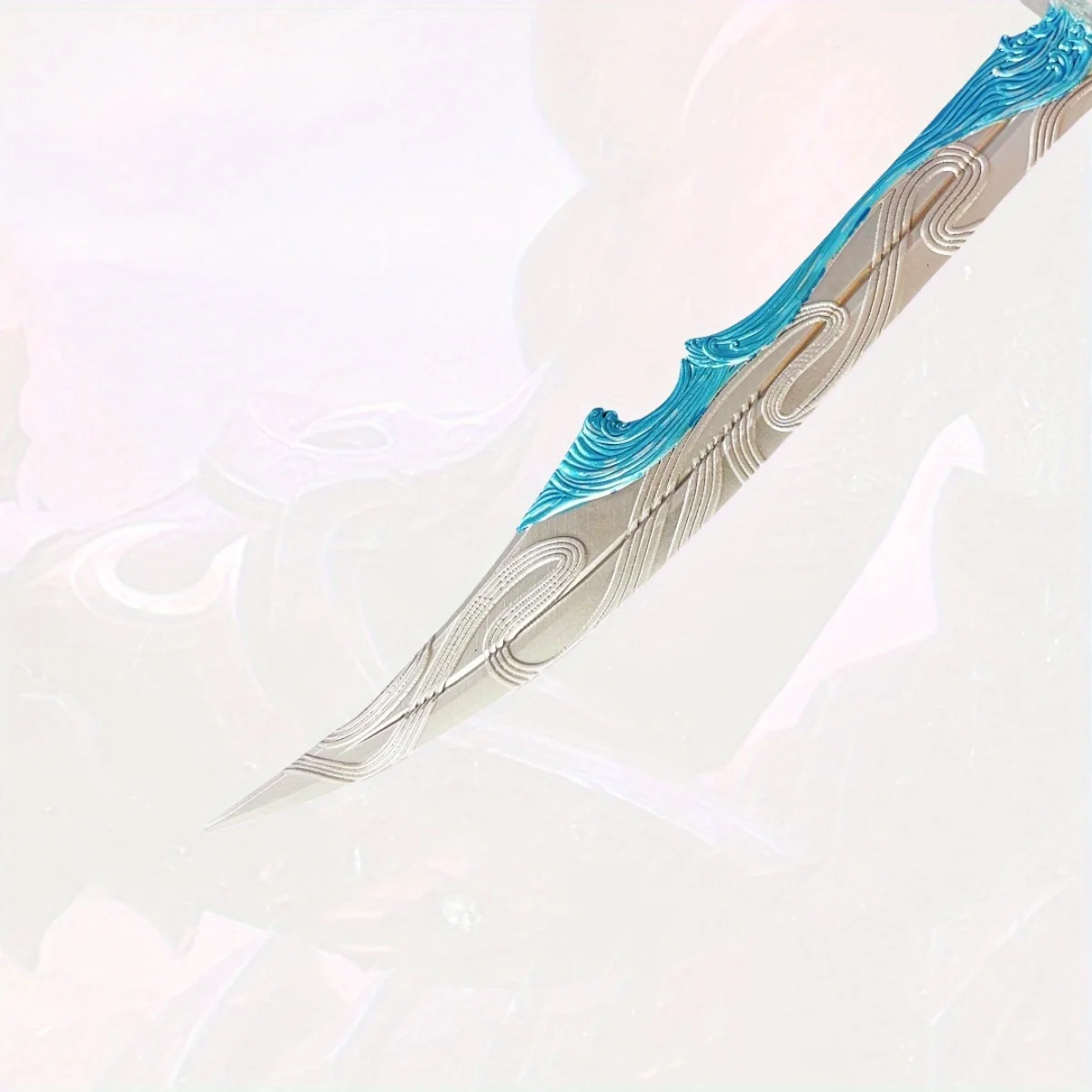 11,8 Zoll Naraka Bladepoint Metall Katana Schwert Original Samurai Japanischer Katana Säbel Ninja Messer Cosplay Zubehör Prop Spielzeug