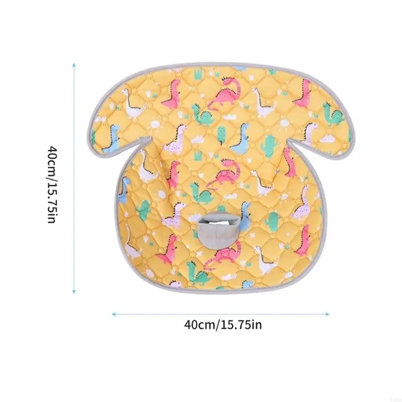 Y88D وسادة حماية لمقعد عربات الأطفال قابلة لإعادة الاستخدام، ناعمة ماصة لاستخدام الرضع أثناء السفر