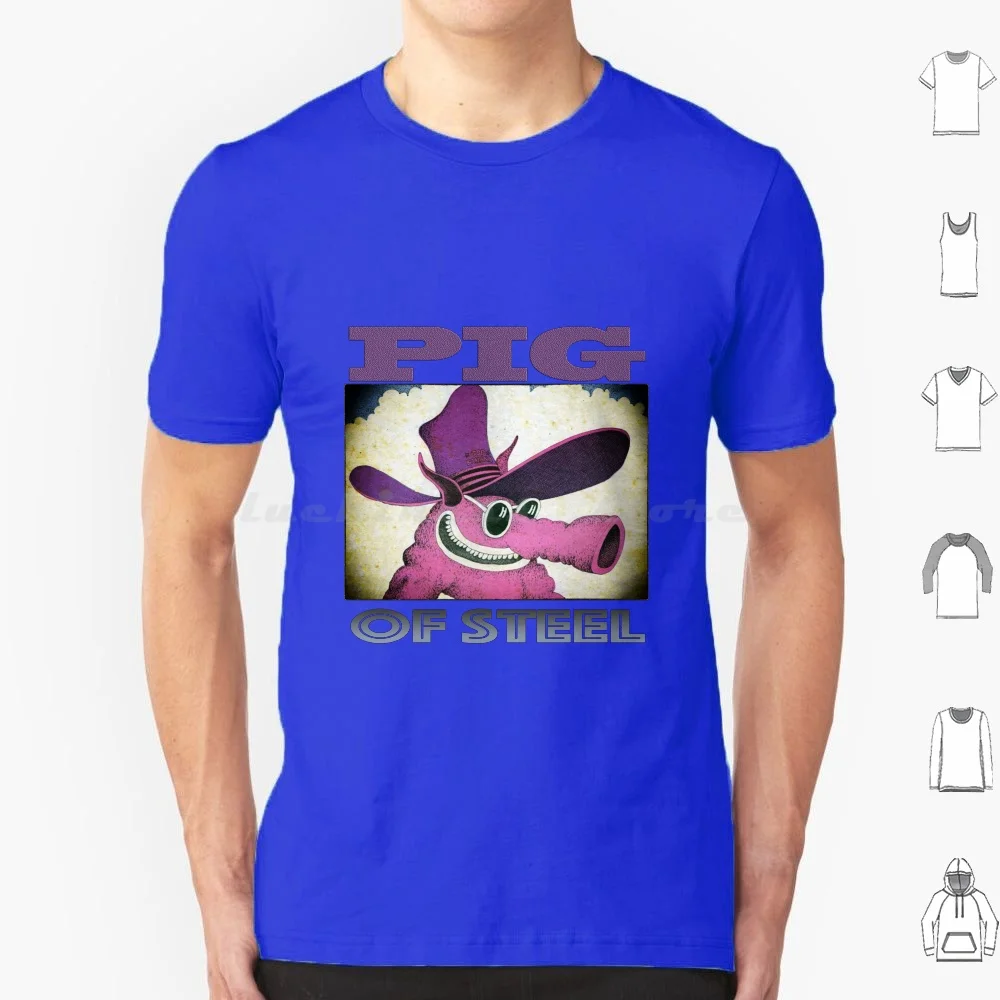 

Футболка «Свинка стали», хлопковая крутая футболка 6xl, «Капитан Свинья стали», журнал для серфинга, 1970-е годы