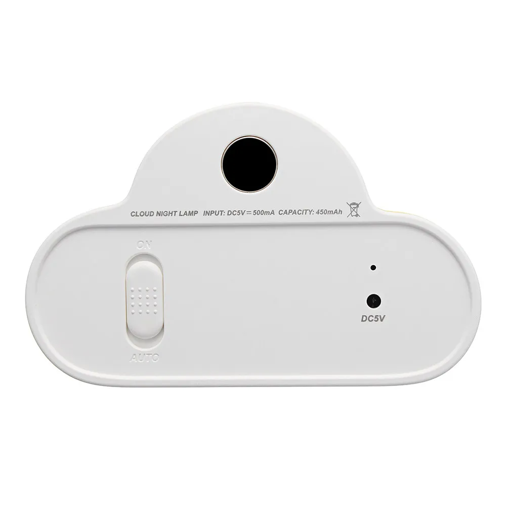 

Night Light Rechargeable LED Sensor Lamp for Kids Room Nursery Bedroom 122x79x35cm Hands-Free Clap Control Warm Soft