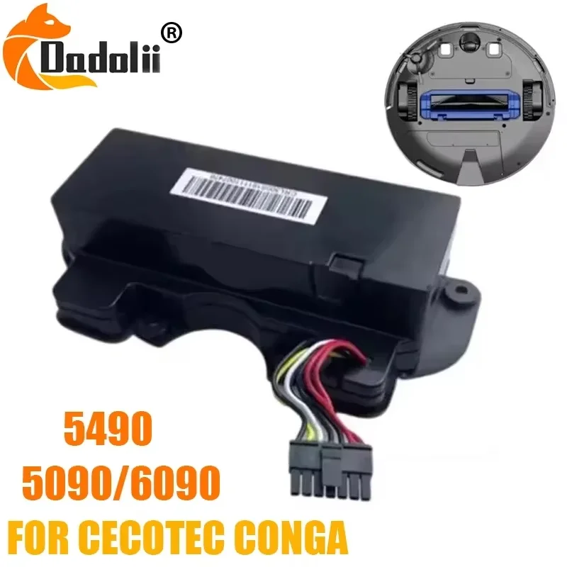 

100% New 14.8V 12800mAh CECOTEC CONGA 5090 6090 5490 Mopping Robot Battery Pack Netease Intelligent Manufacturing NIT Model