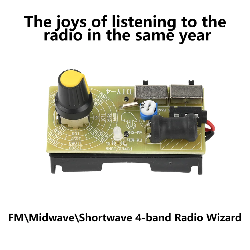Módulo receptor transmisor estéreo de onda media de Radio para auriculares multibanda FM/MW/SW Módulo de Radio de modulación de frecuencia de 87-108MHz