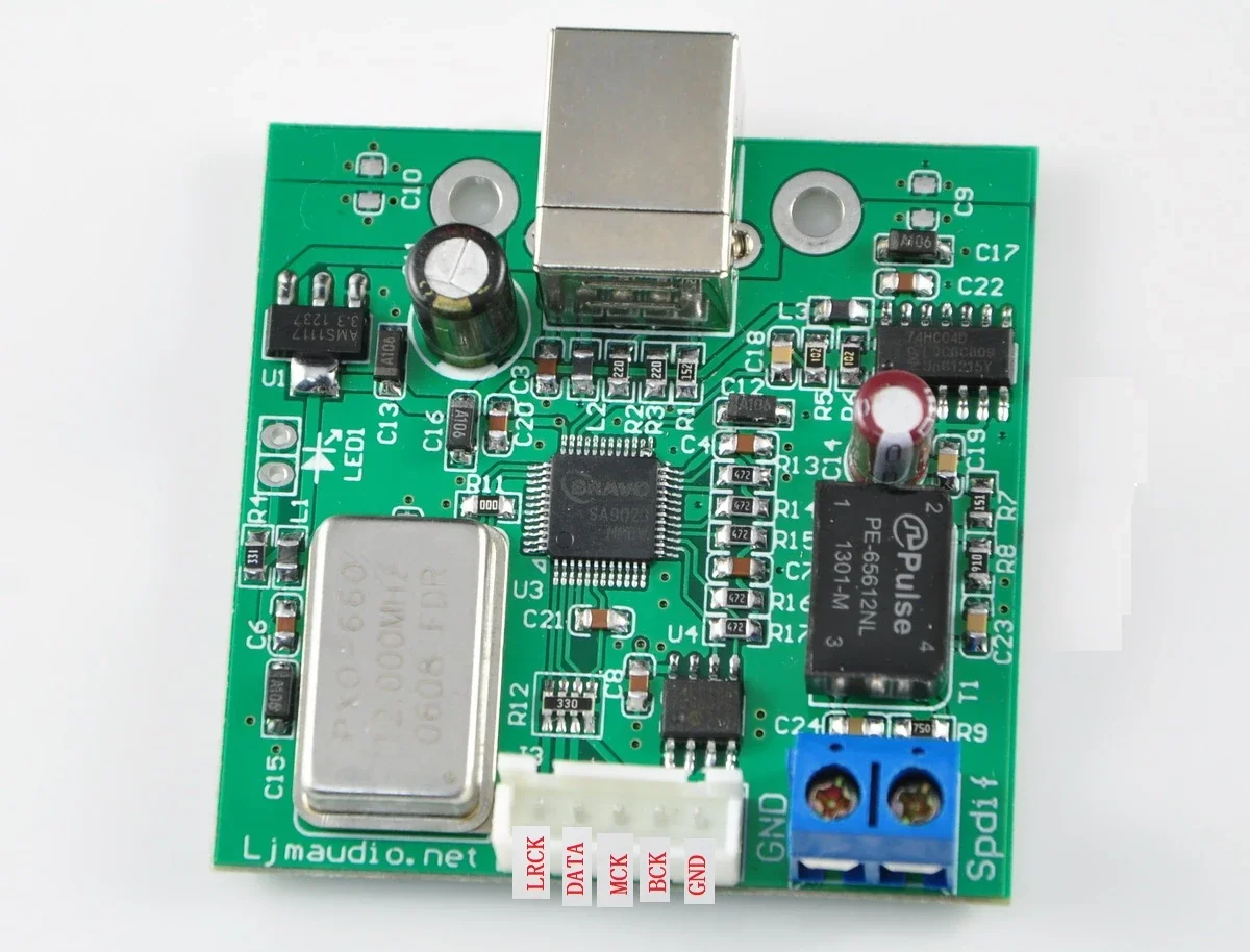 USB to SPDIF, I2S Processor TE7022 Chip Supports 24-bit 96K Sampling