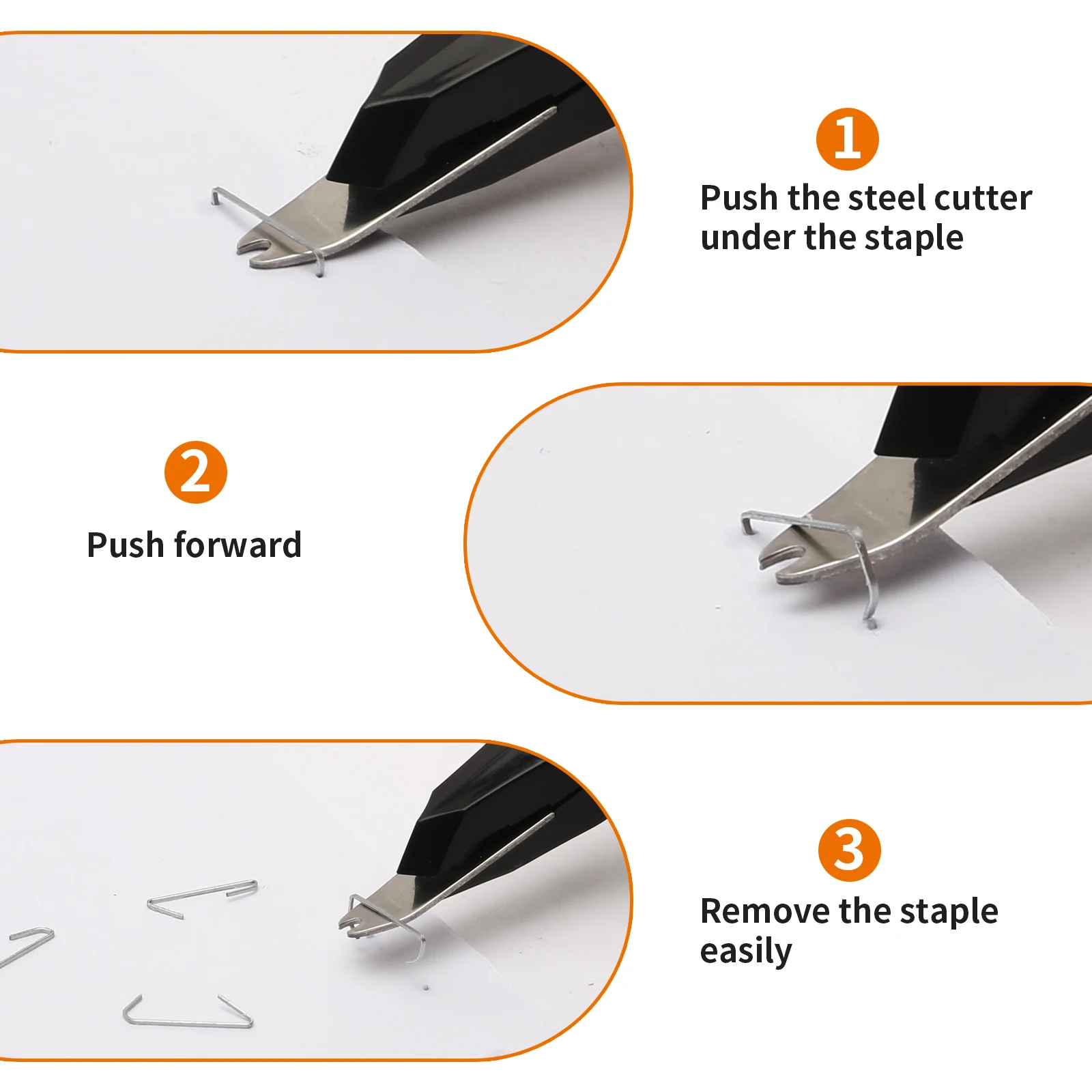 Heftklammerentferner, Bürohefter, Heftklammerentferner, leichter Heftklammerentferner, Umschlagöffner