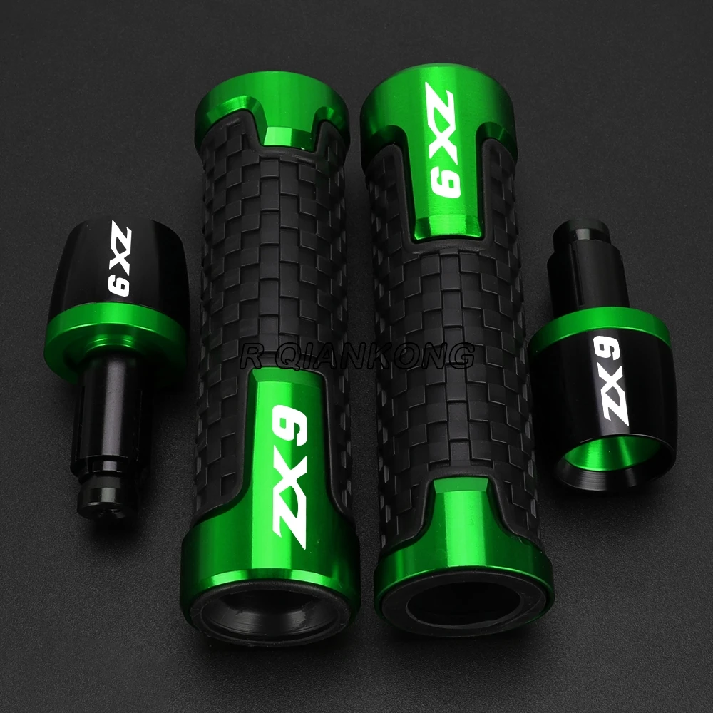 For KAWASAKI ZX9 ZX9R ZX-9 ZX-9R ZX 9 ZX 9R 1994-2003 2002 Motorcycle Handlebar Grips Bar Ends Hand Grip Plug Slider End Caps