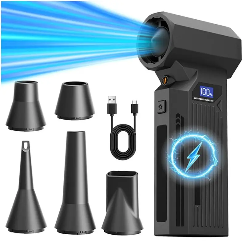 

Портативный высокоскоростной турбовентилятор A02M-Handheld Violent Turbine Z2 110000 об/мин, малогабаритный канальный вентиляторный двигатель