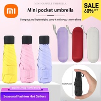 Xiaomi Ultra Light Mini Umbrella Pocket Women's Windproof Folding Umbrella Travel Small Umbrella Sunscreen Umbrella