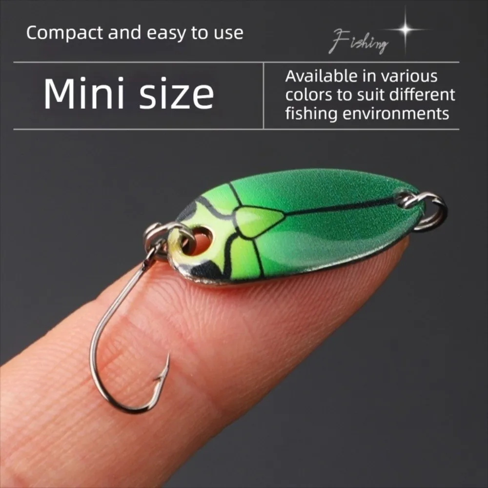 5-teiliges Set UV-beschichteter Löffelköder mit Insekten-Design, 1,5G 2,5G 3,5G 5G Gewicht, Spinnerbait-Köder mit Pailletten und Geräuscheffekt – Detail 20