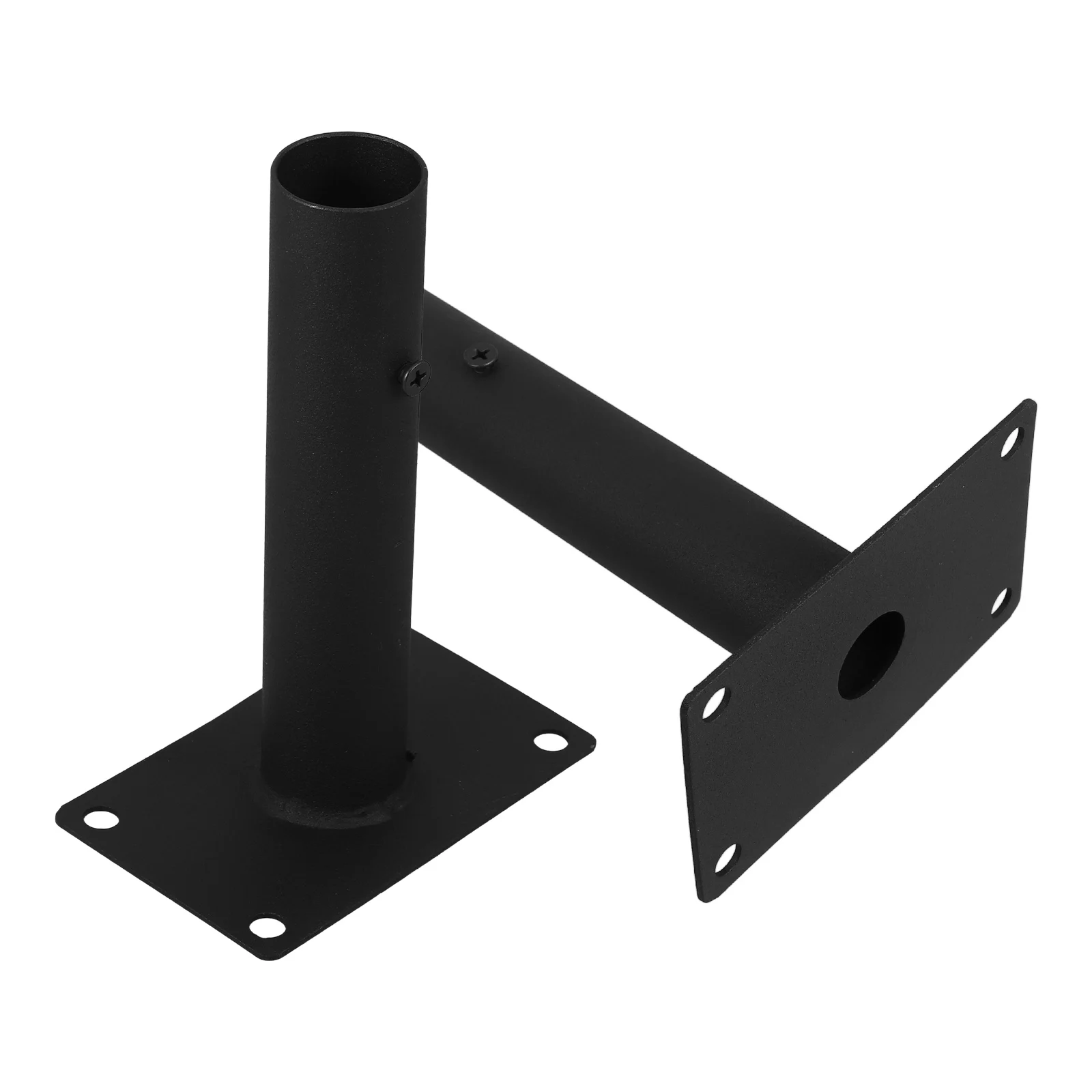 

2pcs Guardrail Base Garden Fence Support Iron Yard Dog Barrier Post Holder Wind Resistant Durable Easy Install for Outdoor