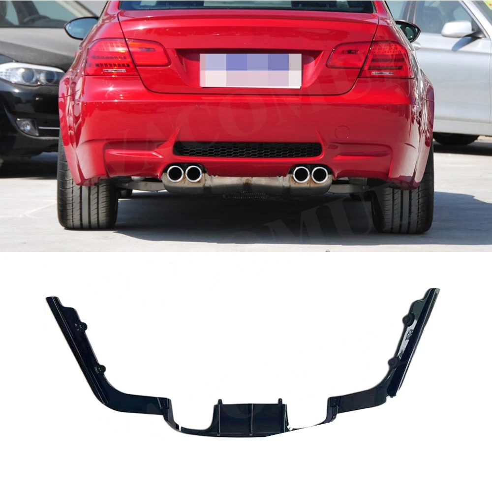 

For BMW 3 Serise E92 E93 M3 2009-2012 ABS Rear Diffuser Bumper Lip Spoiler Side Splitters Canards Flap Car Decoration Bodykit