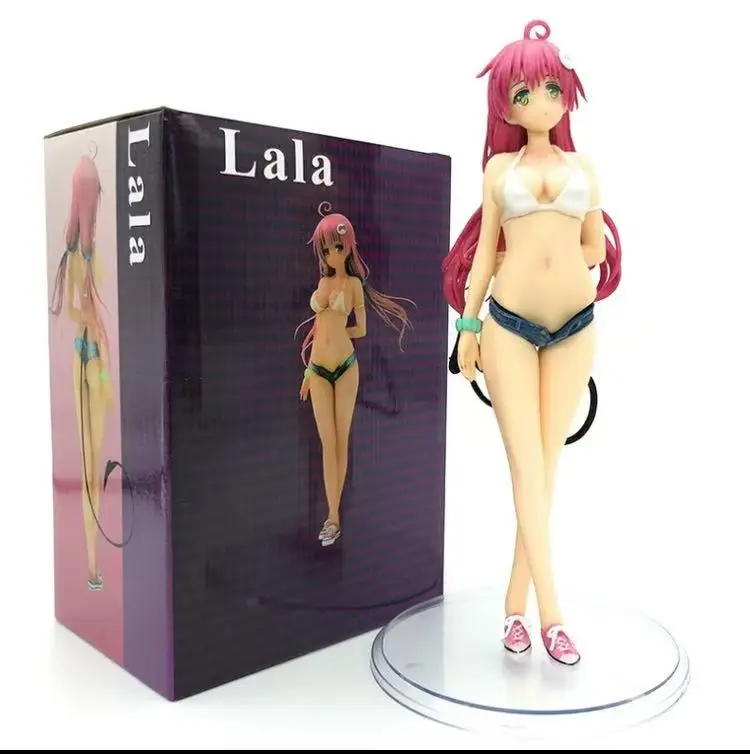 Out-of-pocket princess Lala swimsuit hand-made, pink long hair and green eyes, about 22cm high ko
