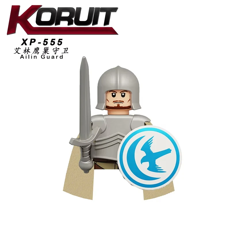 Hot Medieval Military Roman Soldier Knights Templar War Horse Mini Action Figure Bricks Building Blocks Kids Assembly Toys Dolls