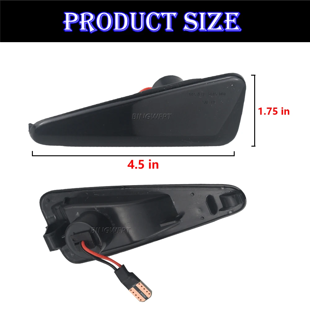 2 قطعة LED ديناميكية الجانب ماركر ضوء بدوره إشارة الوامض مصباح ل داسيا لوجان سانديرو I رينو رمز MK2 Thalia 2008-2012