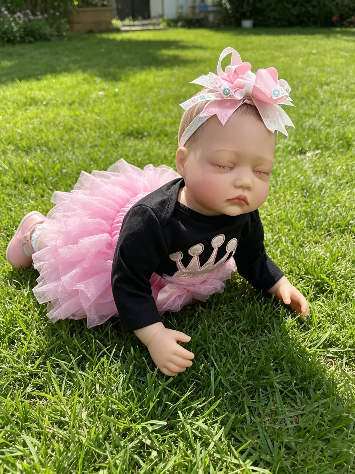 

20inch Finished Reborn Baby Doll Already Painted Same As Picture Lifelike Soft Touch 3D Skin Visible Veins Art Doll
