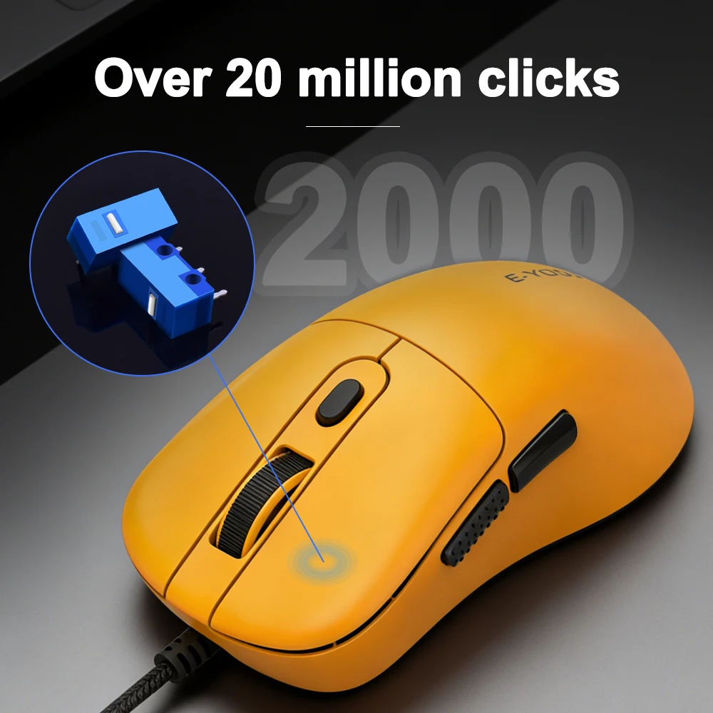 E-YOOSO X-51 USB Wired Gaming Mouse 24000 DPI 6 buttons programmable game Optical mice for Computer PC Laptop