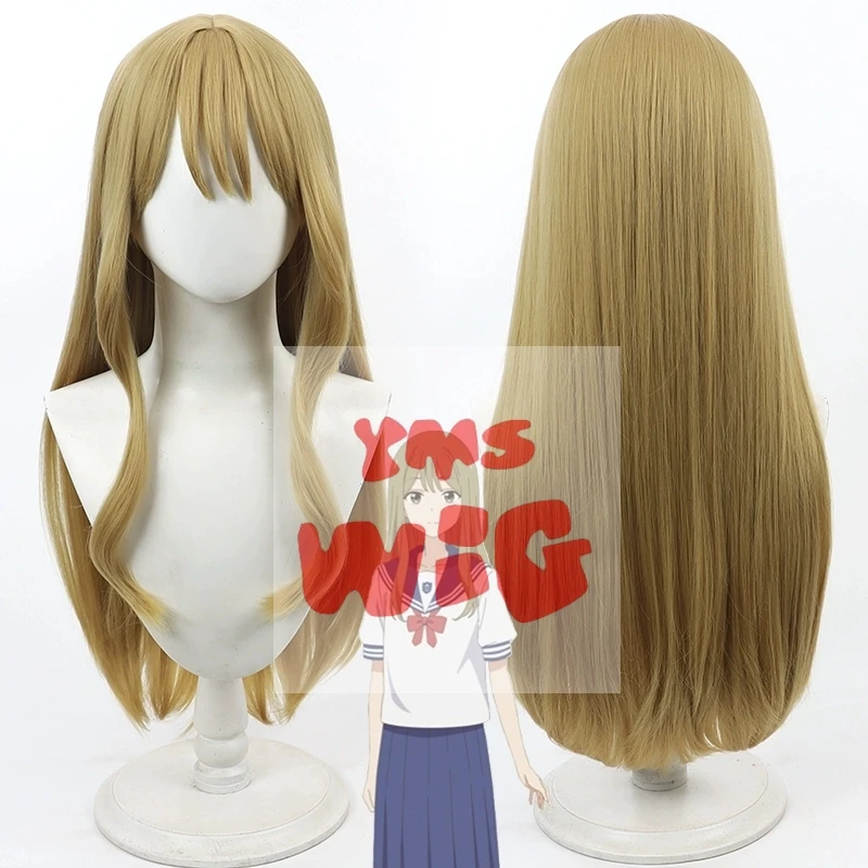 

This is Him Aoi Saki Hanaoka Makoto Косплей Парик Термостойкие синтетические волосы Хэллоуин Вечеринка Ролевые игры + Бесплатная шапочка для парика