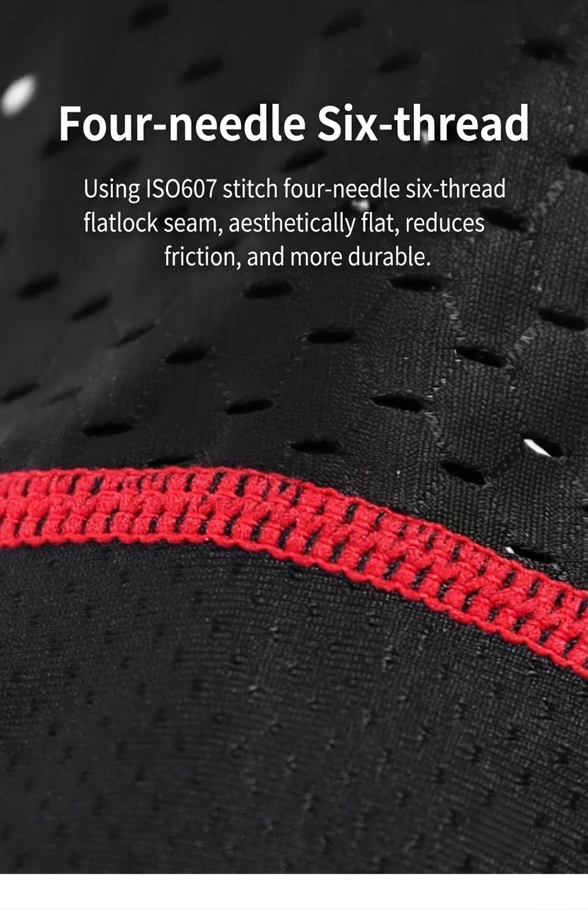 Direktverkauf ab Werk: Gepolsterte Fahrradshorts für Männer und Frauen, atmungsaktive 3D-Gel stoßfeste Fahrradunterhose, MTB-Straßenshorts auf Lager. – Detail 9