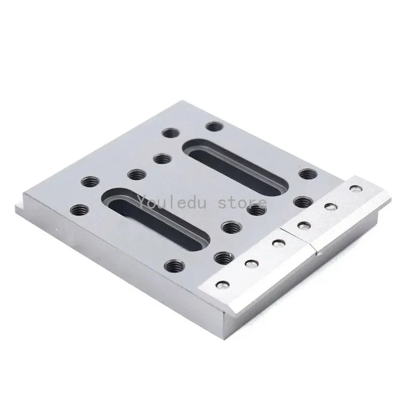 1PC M8 CNC Wire EDM Fixture Board Stainless Jig Tool 120x100X15mm Fit Leveling & Clamping