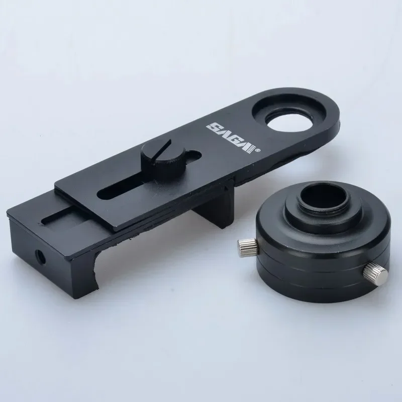 풀 메탈 안정 브래킷 범용 휴대폰 거치대 클립 천문 망원경 마운트, 스포팅 스코프 접안 렌즈 슬릿 램프