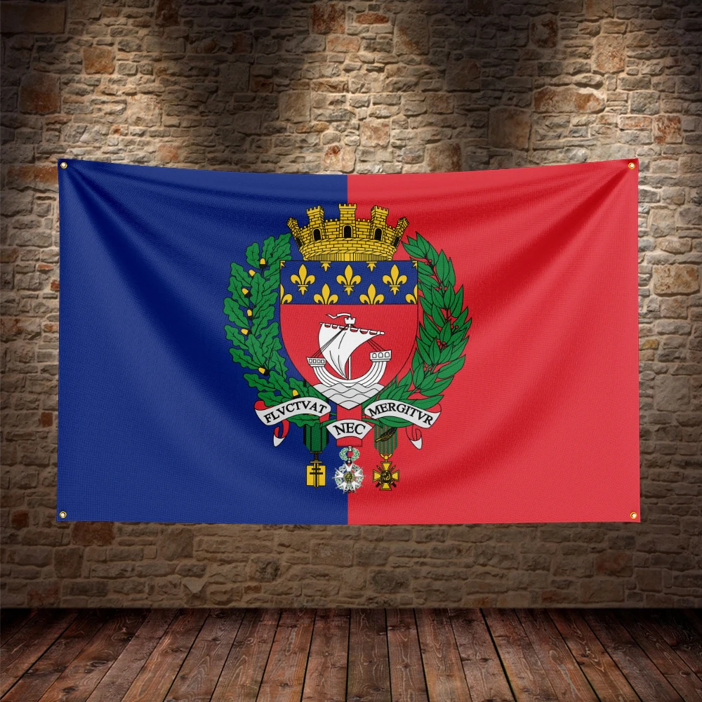 Single-sided printing of the Paris flag