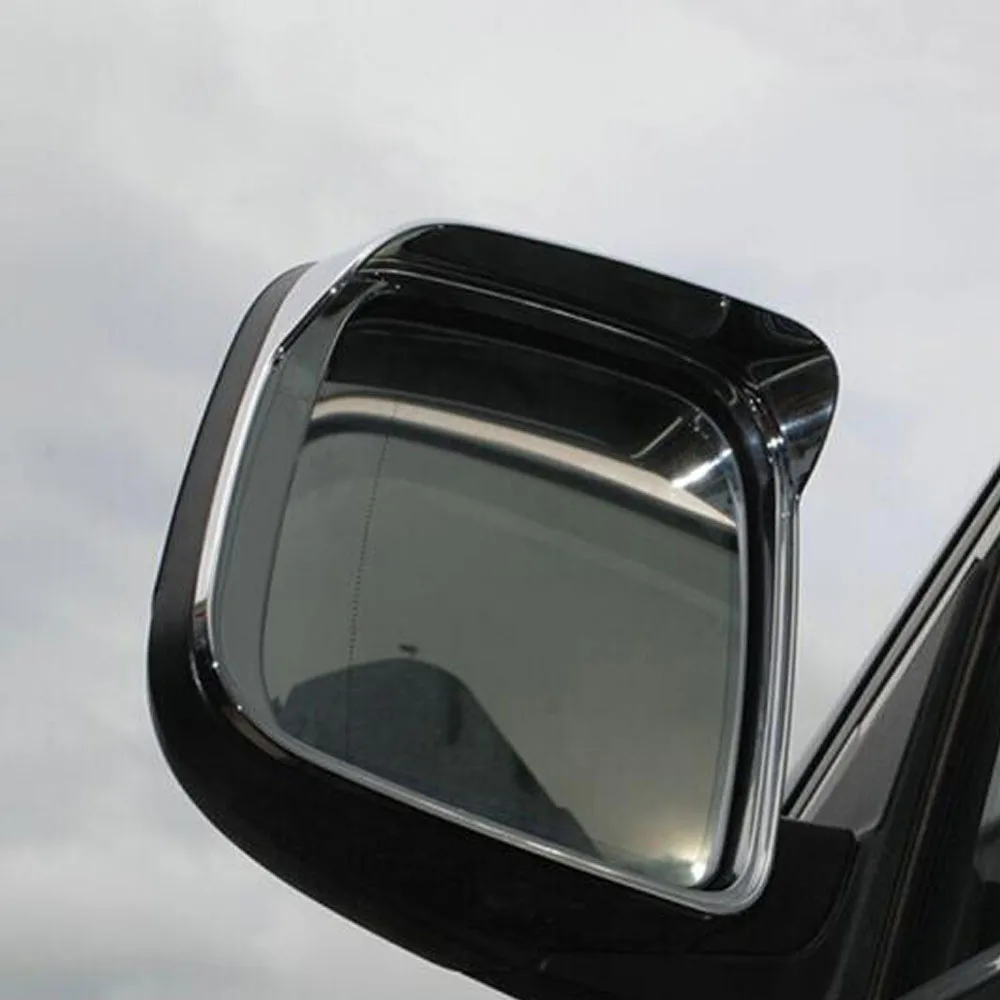 Rear Rearview Side Glass Mirror Trim Frame Rain Shield Sun Visor Eyebrow For Jeep Grand Cherokee 2014 2015 2016 2017 2018 2019