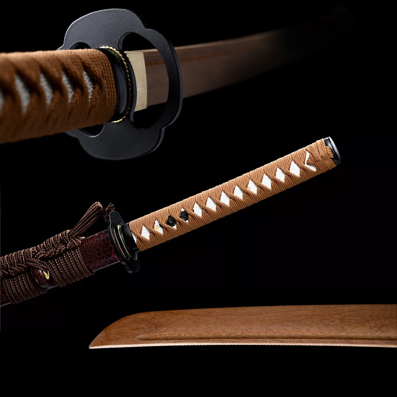 Japanisches Samurai-Schwert in voller Größe, Katana, Iaito-Trainingsschwert, Holzschwert,