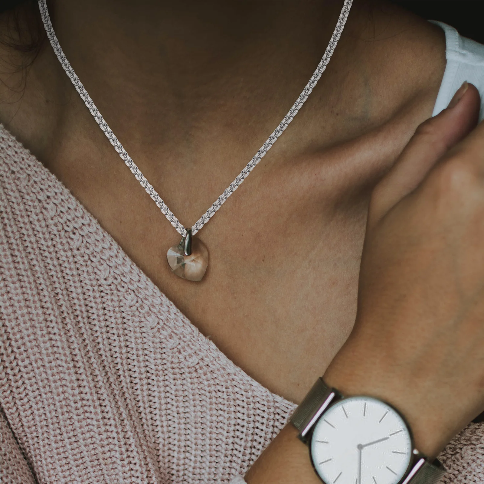 

Necklace Bracelet Chain Stainless Steel DIY Jewelry Making Accessory Smooth Surface Strong Durable Necklace DIY Chains