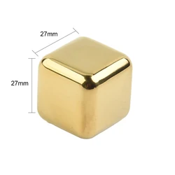 Stainless Steel Ice Cubes Reusable Chilling Stones For Whiskey Wine Drink Cold Bartending Utensils Mixing Drink Cooling Ice