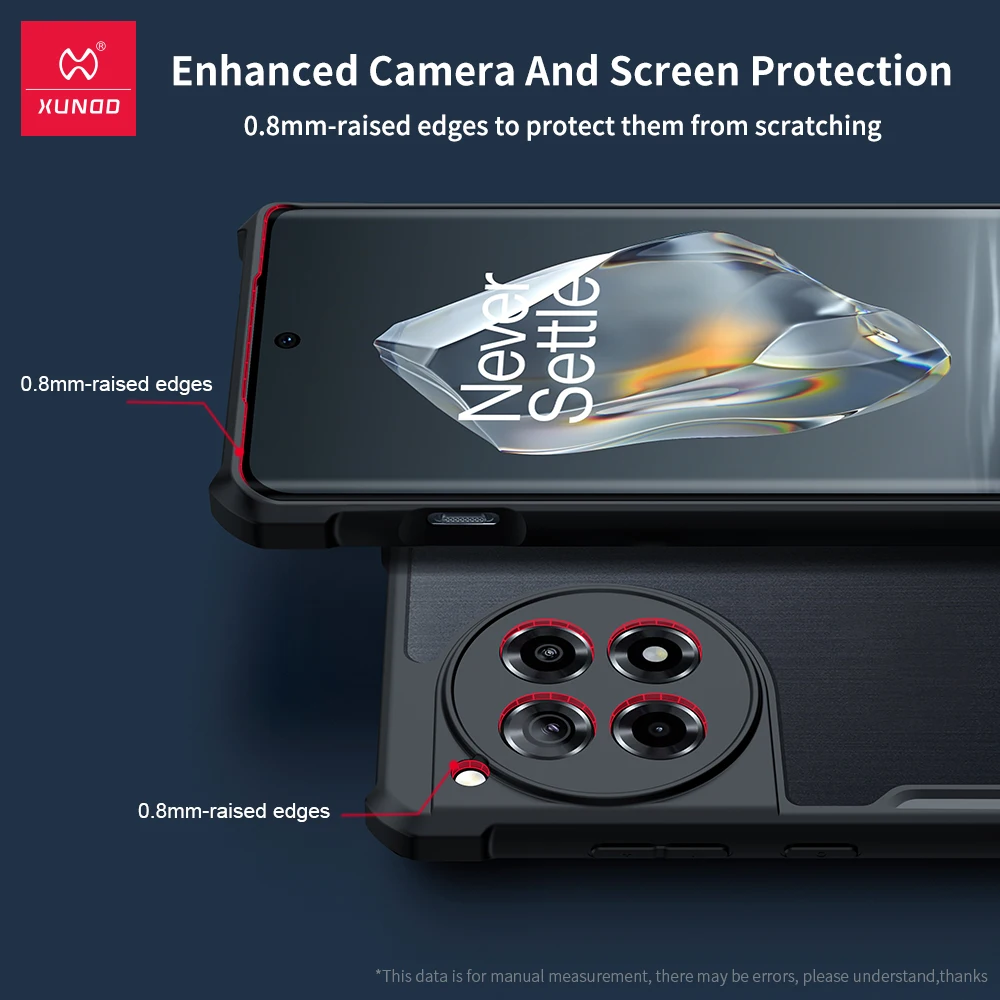 เคส XUNDD สำหรับ redmi เคส A3เคสเลนส์ป้องกันเต็มรูปแบบป้องกันลายนิ้วมือด้านหลังโปร่งใสในตัวถุงลมนิรภัยกันกระแทกและกันตก