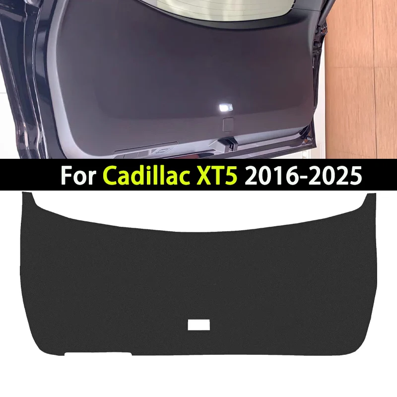 

Задний багажник автомобиля, задняя дверь, противоударный защитный коврик, кожаная декоративная накладка для Cadillac XT5 2016 2017 2018 2019-2025, аксессуары