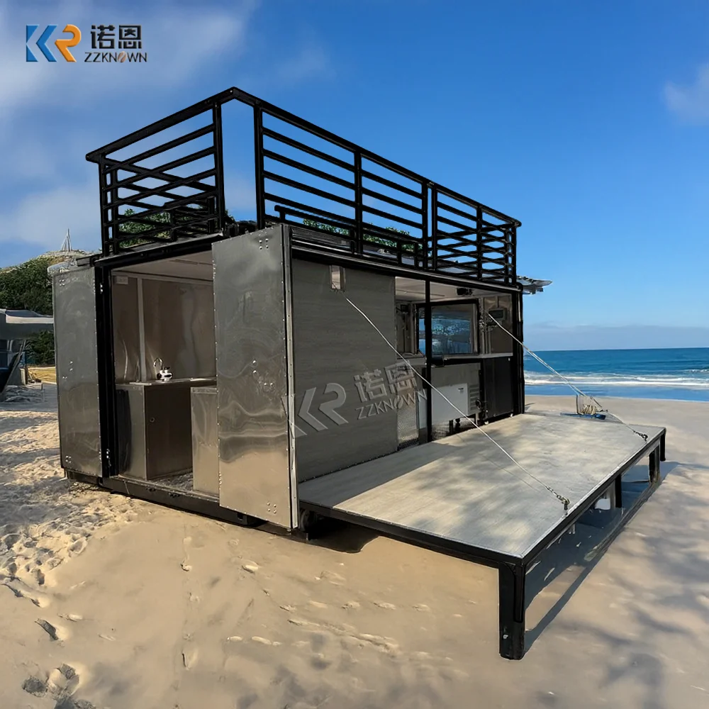 

New Design Expansions Apple Cabin Mobile Container Restaurant Prefabricated Bar Coffee Shop Kiosk For Sale