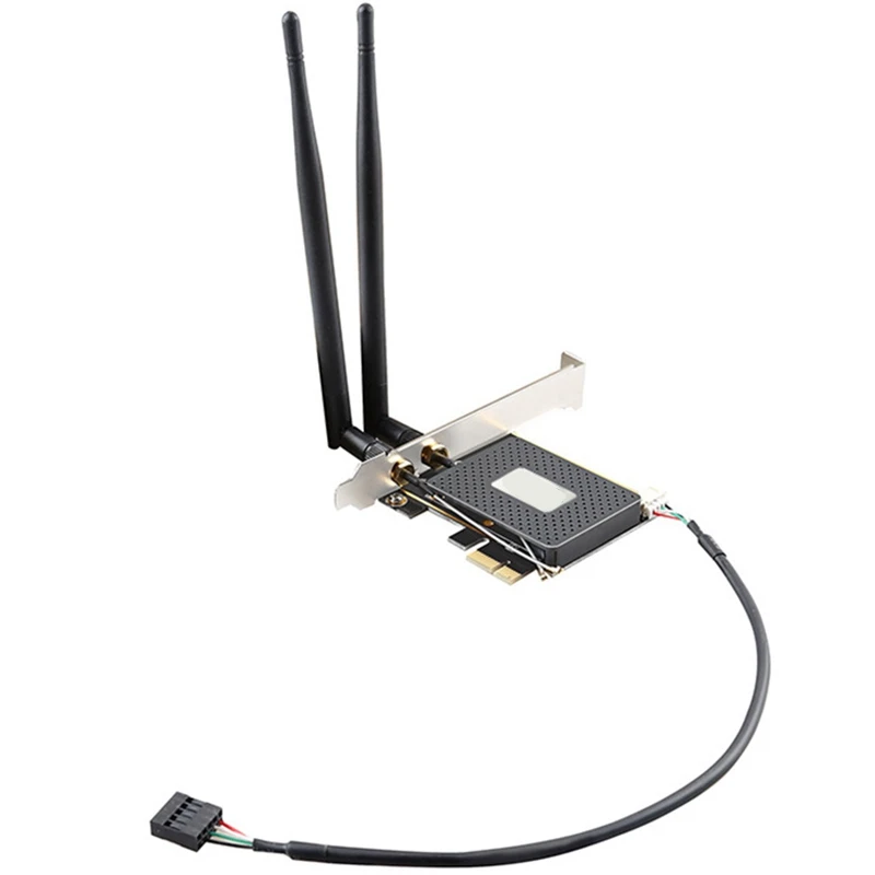 MINI PCIE Adapter Wifi pci-e X1 bezprzewodowy konwerter Adapter sieciowy wi-fi karta wsparcie Bluetooth dla PC