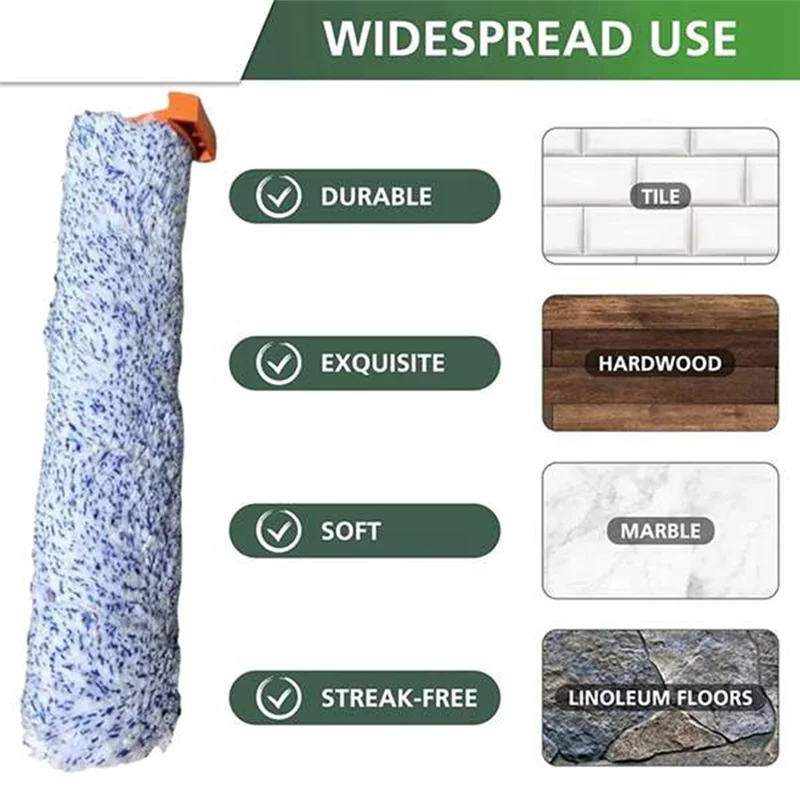 【Berserk】2X escova de rolo e 2 filtros para I LIFE W90 sem fio limpeza a seco inteligente varrendo aspirador de pó robótico Acces