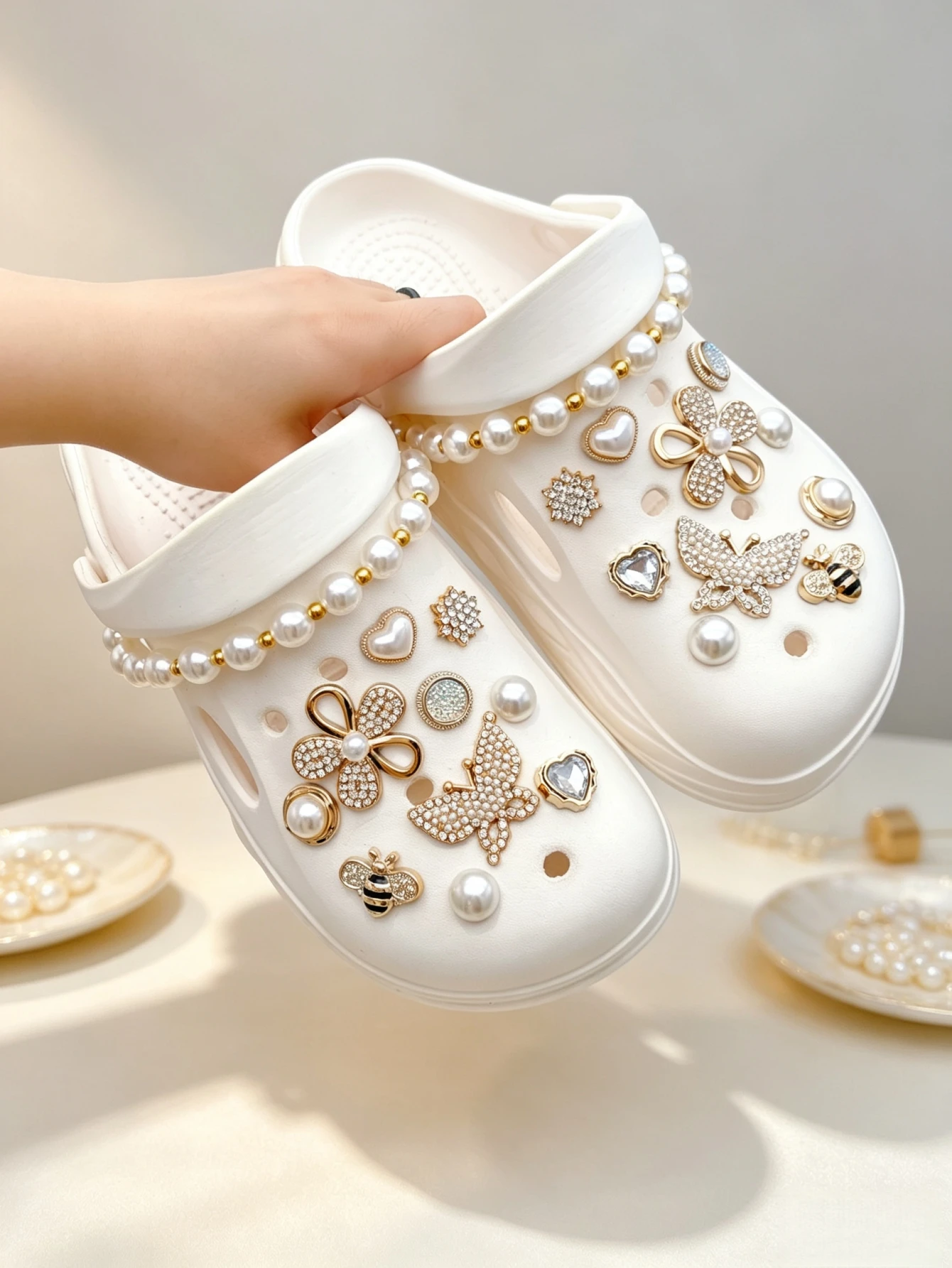 22-piece shoe decoration DIY casual shoe decoration - An interesting and versatile way to personalize your footwear
