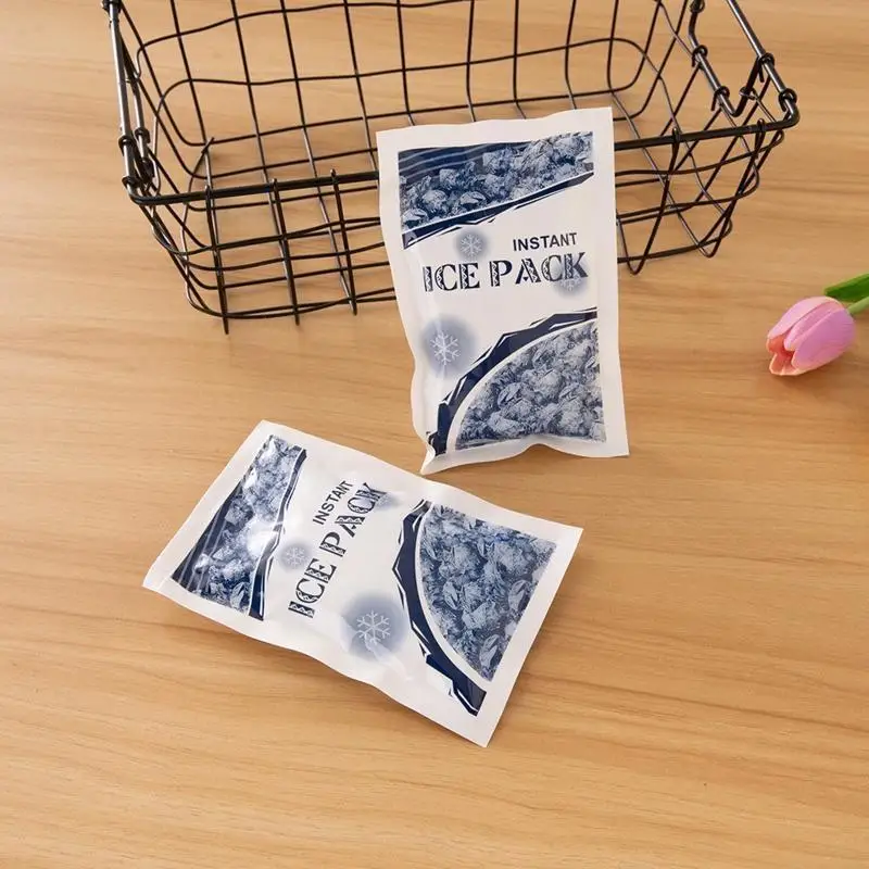 Ice Bags with Drawstring Disposable Recyclable Freezer Heavy-Duty