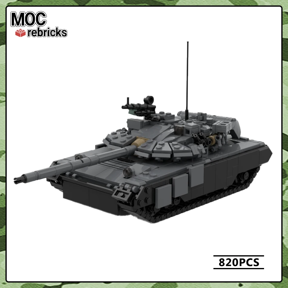 WW2 Military Vehicle Series T-80 BVM Building Block Collection Experts DIY Model Puzzle Originality Education Brick Toys Gifts