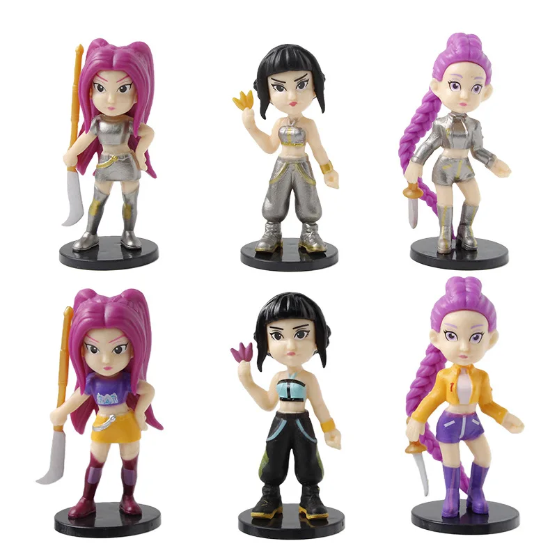 Gruppo di cacciatori di streghe transfrontalieri Bestseller K-Pop Chibi-Style Lumi Lumi Figurine Cieca Scatola Giocattolo da collezione Figurine Trendy Col