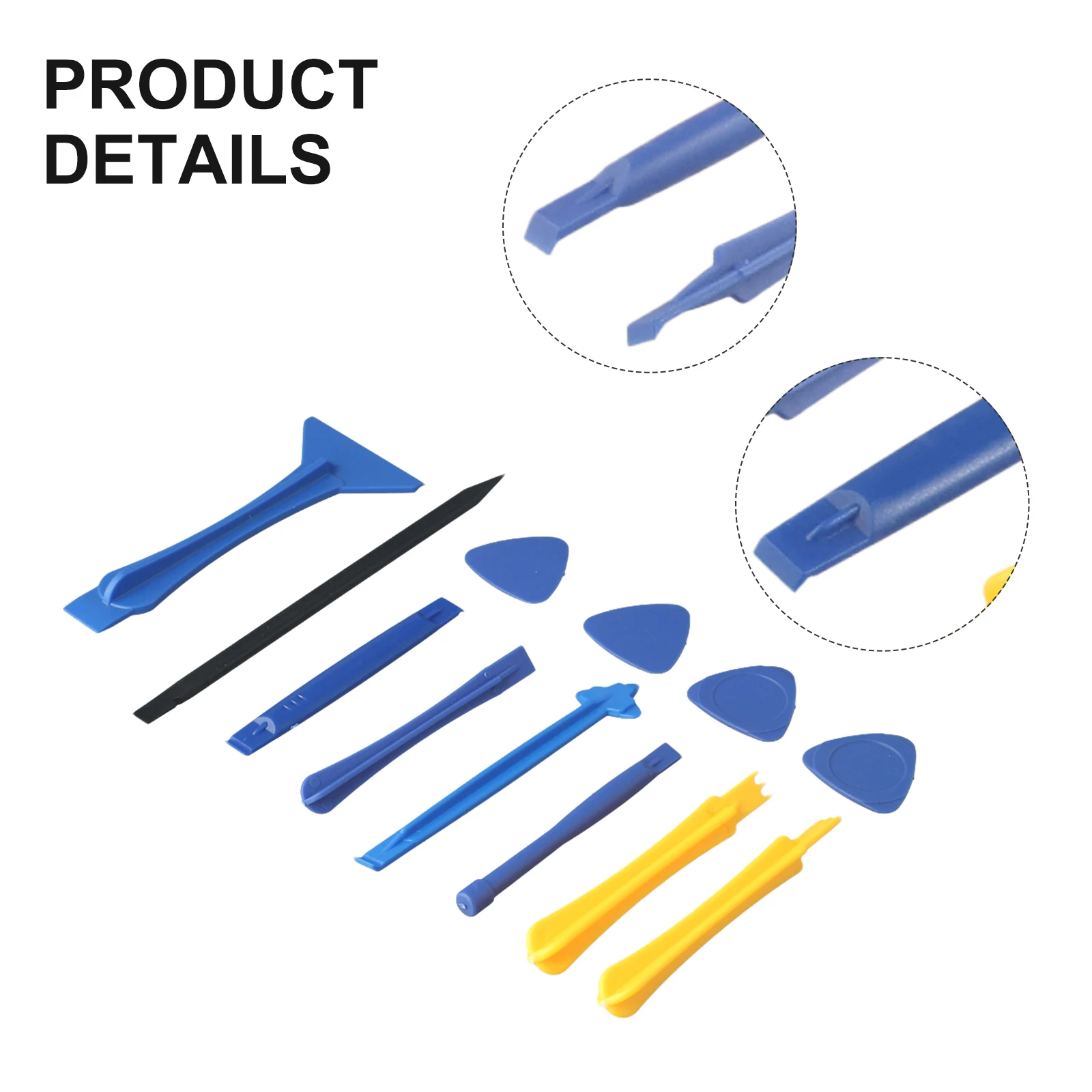 12pcs Phone Computer Opening Tools Dual Ends Spudger Crowbar For Opening Digital Devices DIY Repair Disassemble Tool