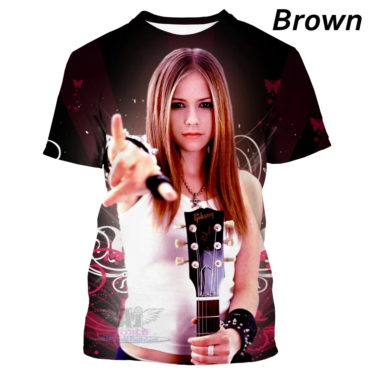 Avril Lavigne 3D Printed Casual Fashion T-shirts Women men Hip Hop Tee Shirts Harajuku Styles Tops Fashion Clothing