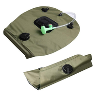 A89Q-Outdoor Solar Thermal Bath Bag Portable Shower Bag Bathing Bag 20L Camping Bath Water Bag 19.7X18.5Cm