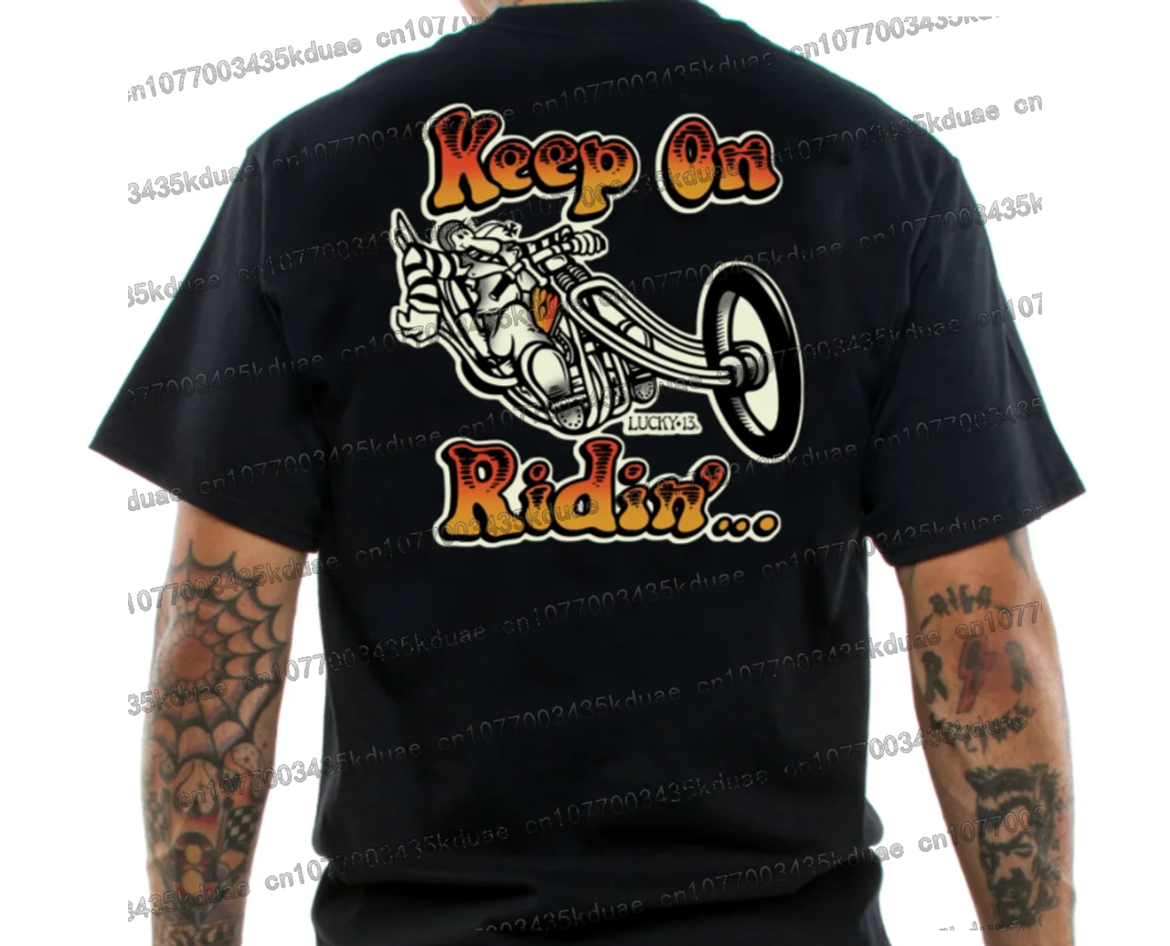

Keep On Ridin Short Sleeve Men's Tee Letter Pattern Printed Men's T-shirt Summer Casual Hip Hop Streetwear Tee Moto Men Clothing
