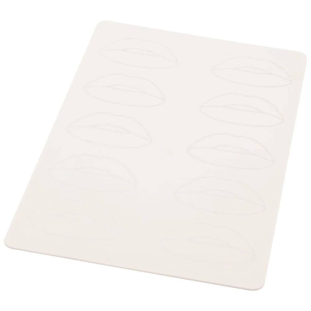 

Silicone Lip Tattoo Practice Skin Microblading Training Sheet Fake Skin for Tattooing Beginners Experts Tattoo Practice