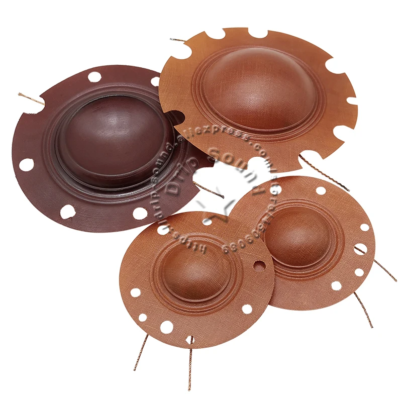 2 قطعة 5/10/50 واط مكبر الصوت ملف صوتي 25/52 الأساسية القرن مكبر الصوت المتكلم ثلاثة أضعاف الراتنج فيلم الحجاب الحاجز محرك رئيس إصلاح أجزاء # 2