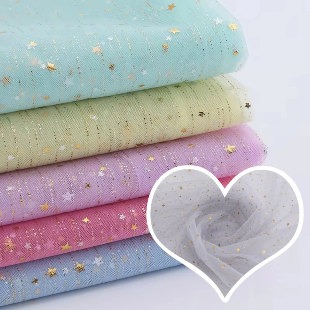 

Пряжа для тиснения из золотой фольги, сетчатая пряжа для шитья, пышная юбка, детская одежда, одежда для кукол, декоративная марлевая ткань «сделай сам»