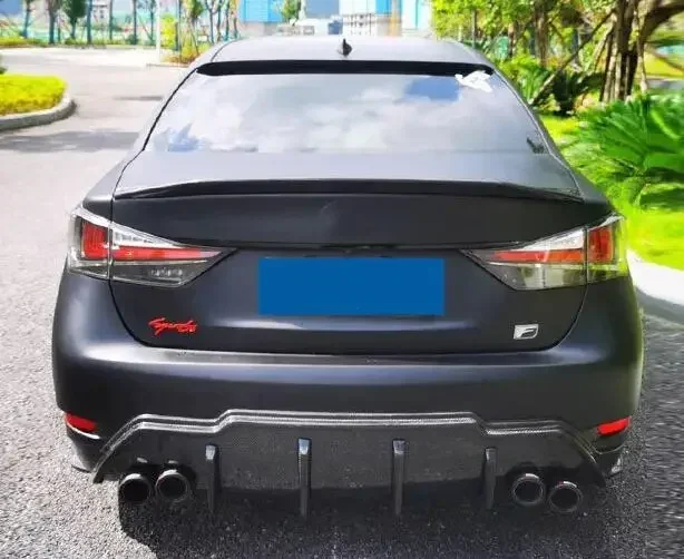 

Real Carbon Fiber Car Rear Wing Trunk Lip Roof Spoiler For Lexus GS200T GS300 GS400H F Sport 2016 2017 2018 2019