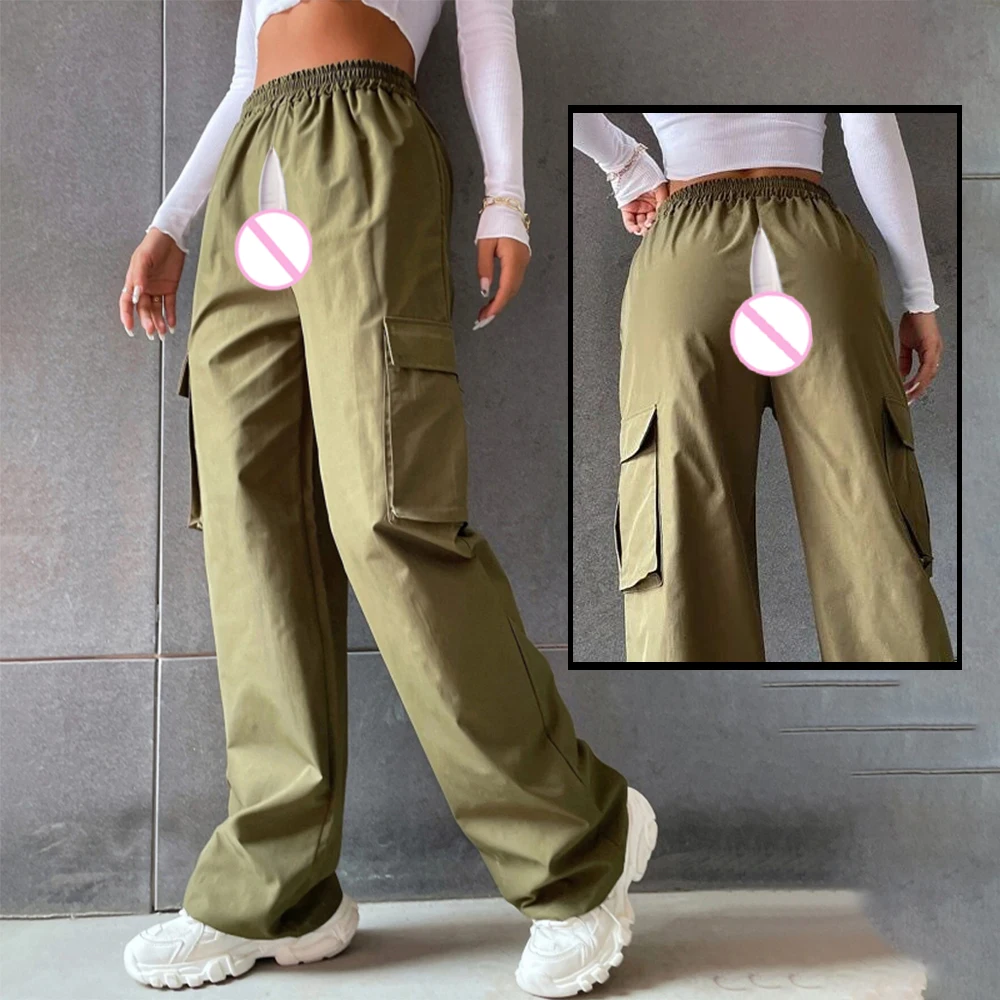 

Брюки для активного отдыха с открытой промежностью, экзотические шорты-джоггеры для женщин, леггинсы с эффектом персиковых ягодиц, одежда для йоги, повседневная уличная одежда для пар